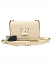 M57559 Quartz White Epi Leather Gold Chain Twist MM Shoulder Bag - LOUIS VUITTON - BALAAN 2