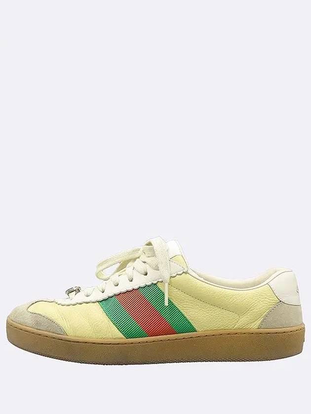 624486 MULTICOLOR STRIPED MEN S SNEAKERS 6 250MM - GUCCI - BALAAN 4