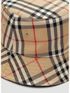 Allover Signature Classic Check Print Pattern Bucket Hat - BURBERRY - BALAAN 5