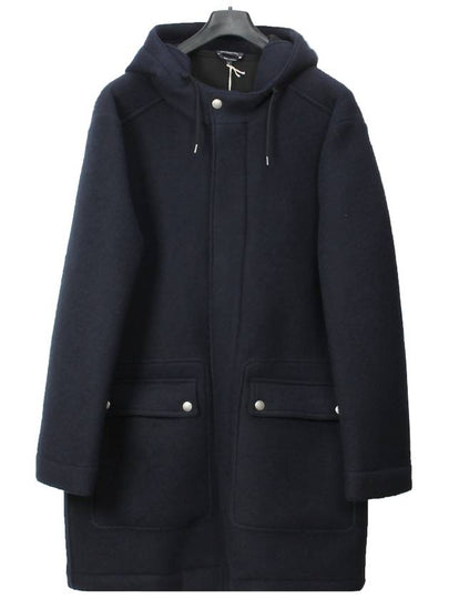 Matthias Parka Heather Navy Blue - A.P.C. - BALAAN 2