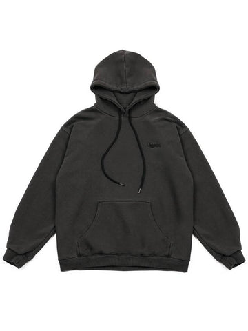 Pigment coated hoodie charcoal - ARCANE FUNK - BALAAN 1