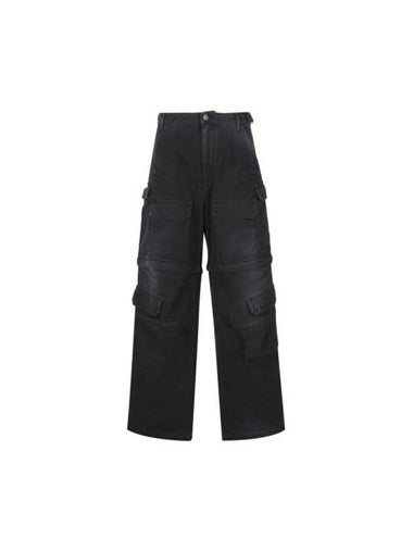 Soft Left Hand Straight Jeans Black - BALENCIAGA - BALAAN 1