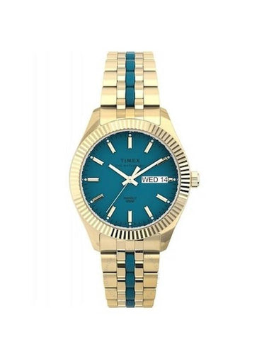 Timex Waterbury Legacy Boyfriend Malibu Quartz Blue Dial Ladies Watch TW2U82600 - TIMEX - BALAAN 1