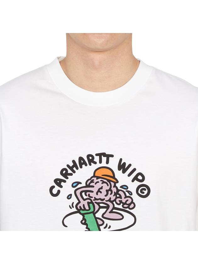 Smart Short Sleeve T-Shirt White - CARHARTT WIP - BALAAN 6