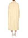 Belted Virgin Wool Single Coat Yellow - JIL SANDER - BALAAN 5