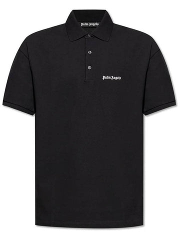 PALM ANGELS CLASSIC LOGO EMB POLO S/S - PALM ANGELS - BALAAN 1