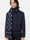 All About Monogram Wool Scarf Navy - LOUIS VUITTON - BALAAN 2