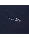 Men's Item Logo Sweatshirt Navy - A.P.C. - BALAAN 4