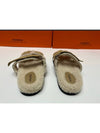 Chypre sandals women s slippers goatskin suede beige ecru H222195Z - HERMES - BALAAN 4