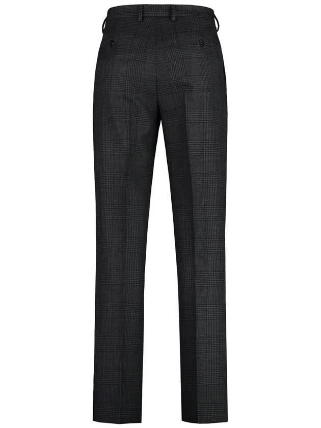 Wool Slacks Anthracite Grey - PRADA - BALAAN 3