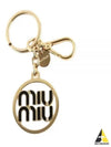 Logo Metal Keyholder Black - MIU MIU - BALAAN 2