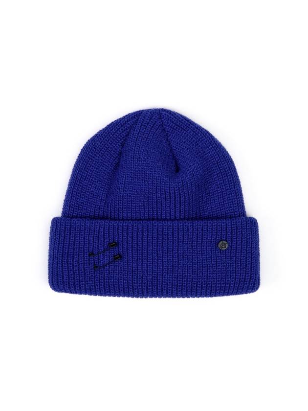 BBD Signature Custom Short Beanie Blue - BLACKBLOND - BALAAN 1