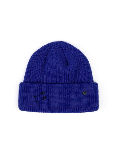 Signature Custom Short Beanie Blue - BLACKBLOND - BALAAN 1