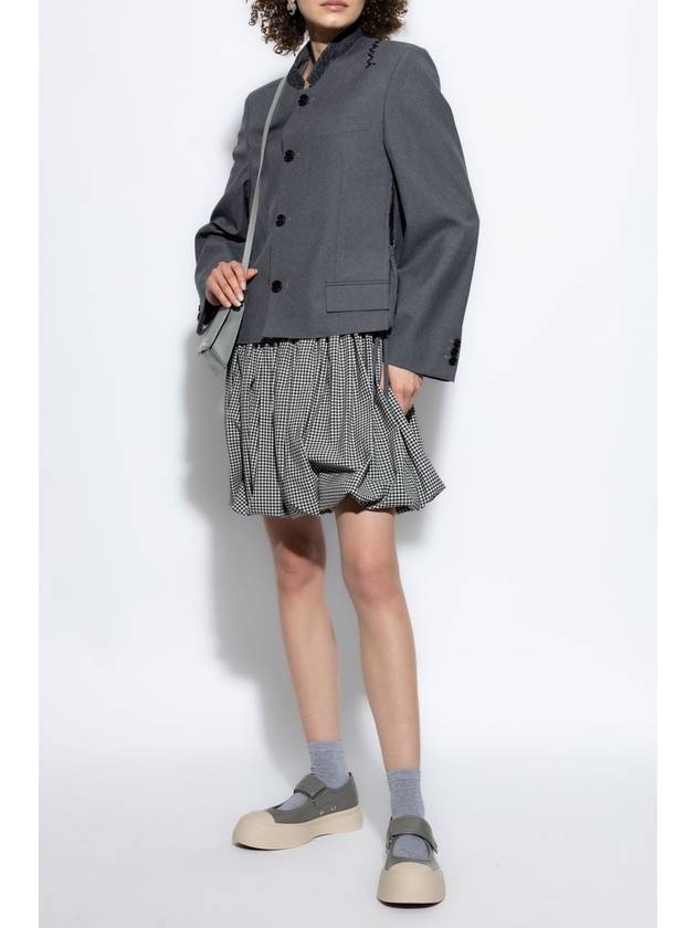 Marni Jacket With Raw Slits, Women's, Grey - MARNI - BALAAN 2