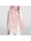 L’echarpe Carro Le Chouchou Jacquard Check Scarf Light Pink - JACQUEMUS - BALAAN 8