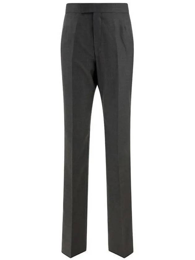 Super 120S Twill Classic Backstrap Trouser Pants Dark Grey - THOM BROWNE - BALAAN 3