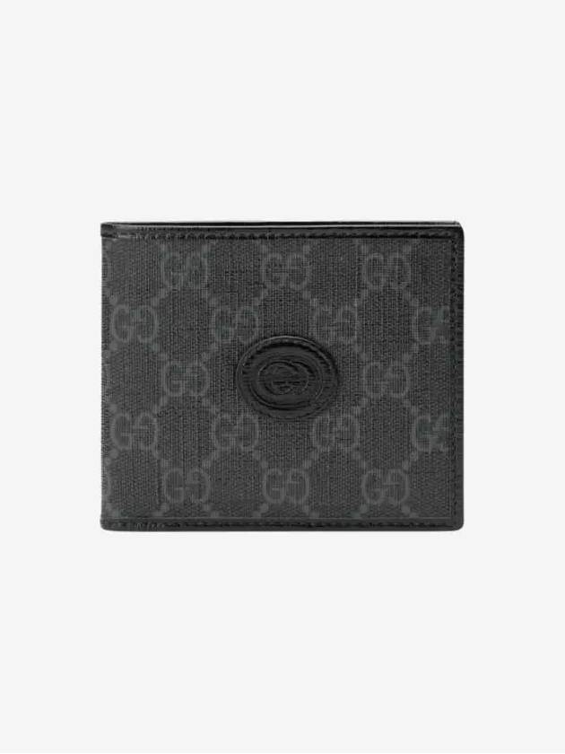 GG Supreme Interlocking G Halfwallet Black - GUCCI - BALAAN 2