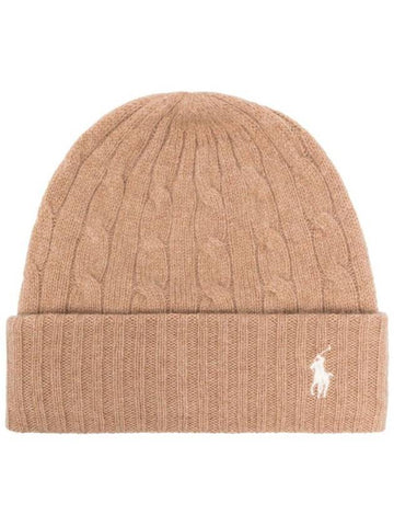 Polo Ralph Lauren Wool And Cashmere Braided Hat Accessories - POLO RALPH LAUREN - BALAAN 1