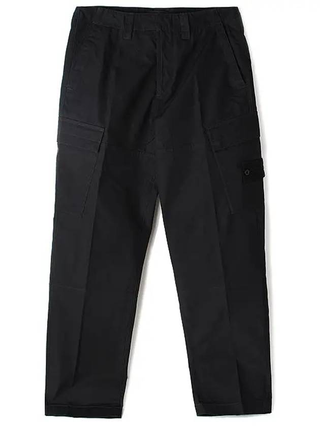 Ghost Piece O Ventile Cargo Straight Pants Black - STONE ISLAND - BALAAN 2