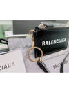 Cash Keyring Card Case Black Silver - BALENCIAGA - BALAAN 4