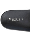logo jacquard rubber slippers black - MARNI - BALAAN.