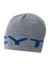 Recito Logo Jacquard Beanie Gray - LECYTO - BALAAN 1