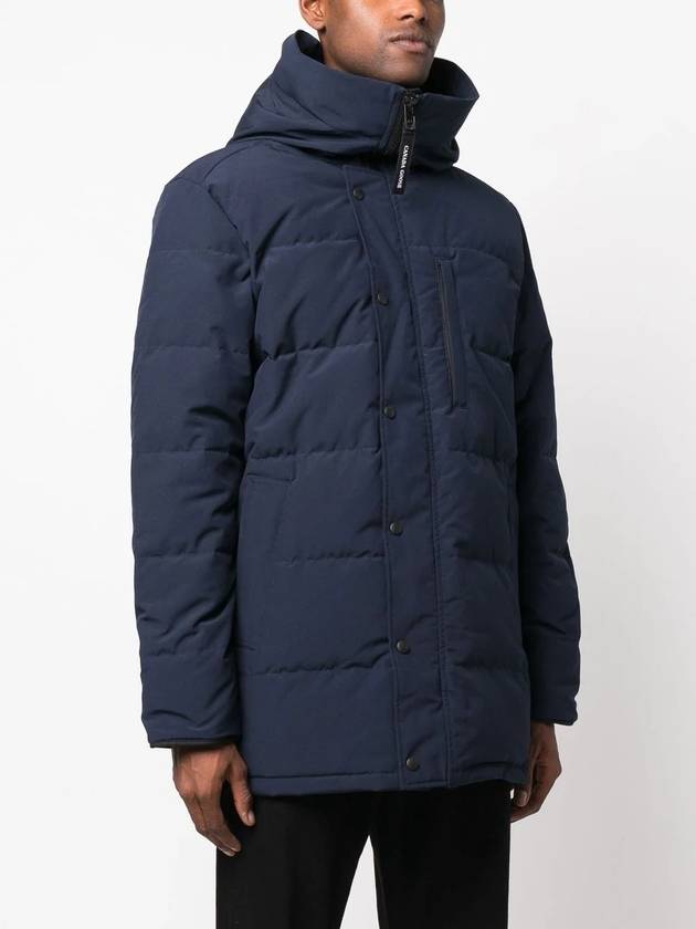 Carson Hooded Padding Parka Atlantic Navy - CANADA GOOSE - BALAAN 4