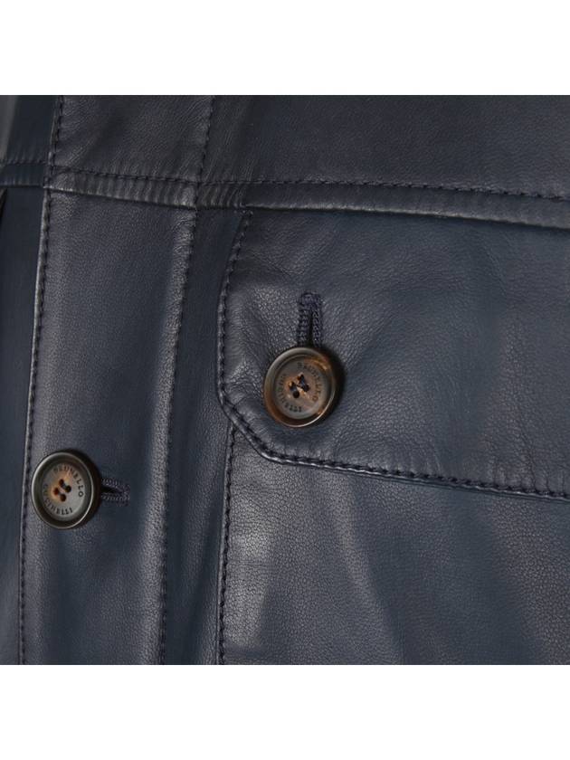 men leather jacket - BRUNELLO CUCINELLI - BALAAN 4
