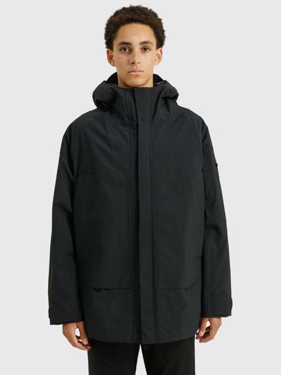 Shadow Gore-Tex Opark Re-Nylon Hooded Jacket Black - STONE ISLAND - BALAAN 2