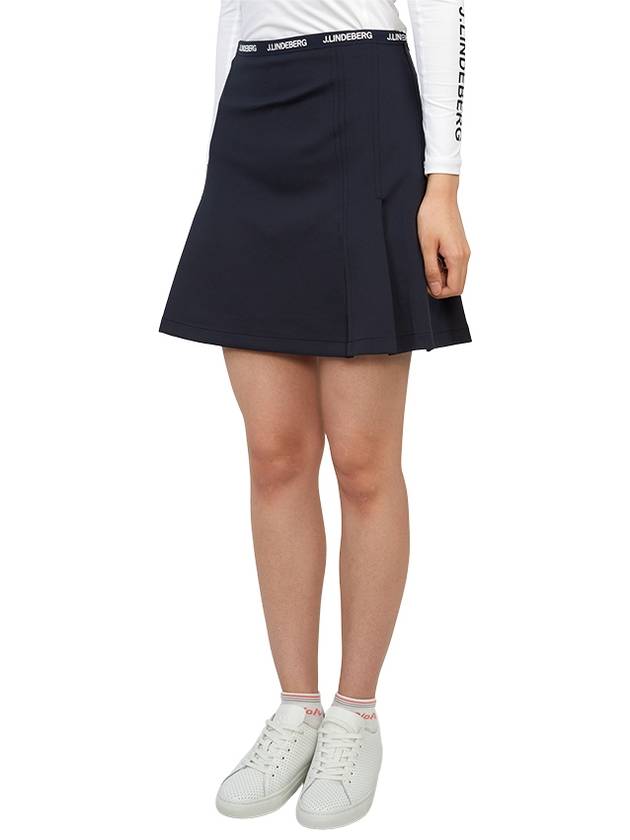 Women's Keisha Skirt Navy - J.LINDEBERG - BALAAN 3