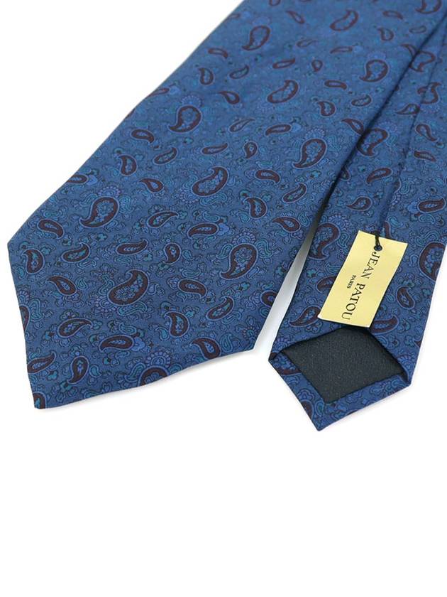 Jangpatou 100 silk blue pattern tie - ETC - BALAAN 4