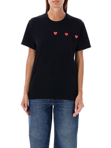 Three hearts t-shirt - COMME DES GARCONS PLAY - BALAAN 1