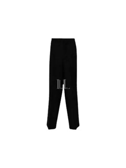 Wool Straight Pants Black - AMI - BALAAN 2