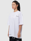 Unisex Sports Functional Overfit Short Sleeve T-Shirt White - OVERTIA - BALAAN 6