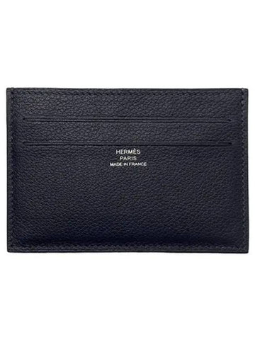 Hermes Citizen Twill Card Holder Wift Noir Blue Sapich Wallet 271494 - CELINE - BALAAN 1