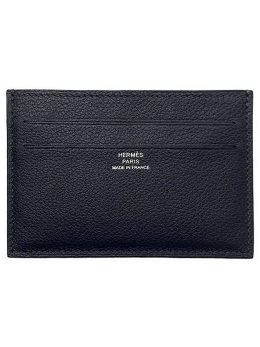 Hermes Citizen Twill Card Holder Wift Noir Blue Sapich Wallet 271494 - CELINE - BALAAN 1