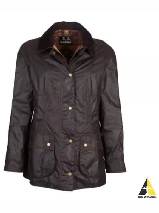 Beadnell Wax Zip-up Jacket Rustic - BARBOUR - BALAAN 2