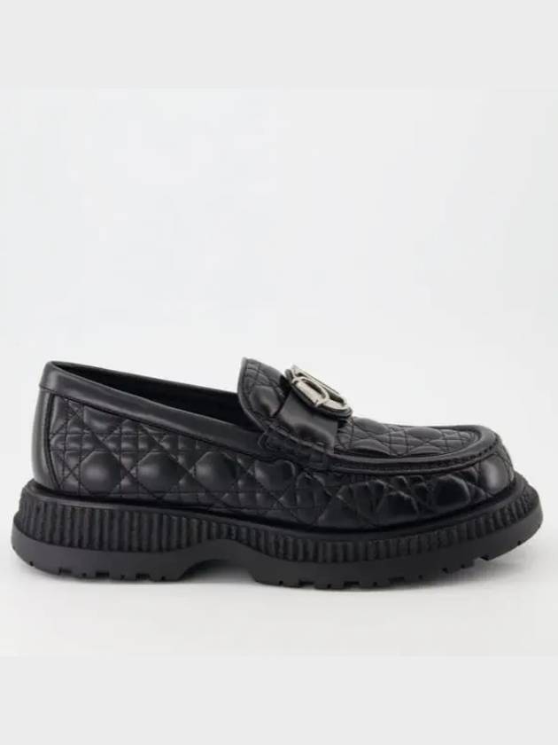 Buffalo Leather Loafers Black - DIOR - BALAAN 2