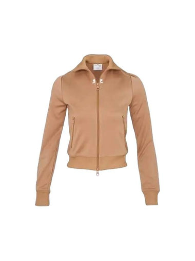 Jersey zipper track jacket brown - COURREGES - BALAAN 1