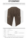 CP Company 19FW 07CMPA179A 005624G 661 Lens Wappen Corduroy Cargo Pants Khaki Brown Men’s Pants TR - CP COMPANY - BALAAN 2