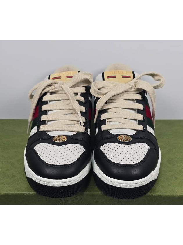 Screener leather sneakers 240 - GUCCI - BALAAN 2