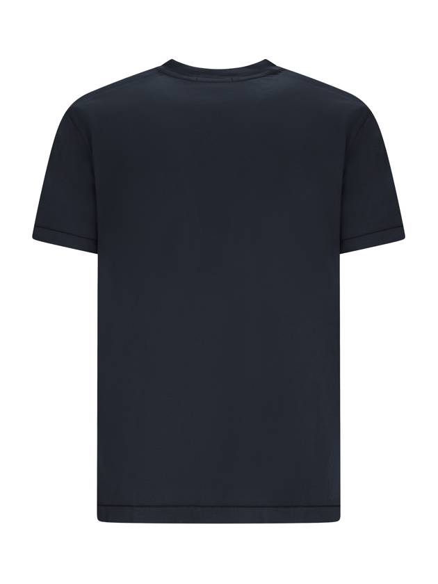 T-SHIRT WITH COMPASS LOGO PATCH - STONE ISLAND - BALAAN 2