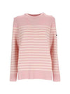 Women s Bregunson Elbow Patch Knit White Pink 3250W - SAINT JAMES - BALAAN 3