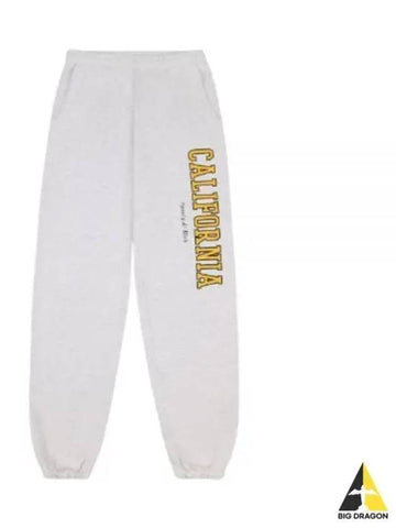 California Sweatpant Heather GrayGold SWAW237HG 19 California Sweatpant - SPORTY & RICH - BALAAN 1