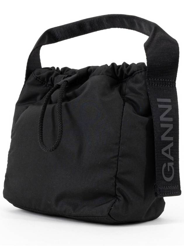 Tech Logo Bucket Bag Black - GANNI - BALAAN 4