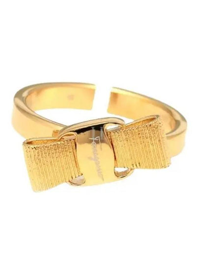 Vara Bow Polished Ring Gold - SALVATORE FERRAGAMO - BALAAN 2