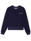 NY Tennis Club Terry Cotton Sweatshirt Navy - SPORTY & RICH - BALAAN 2