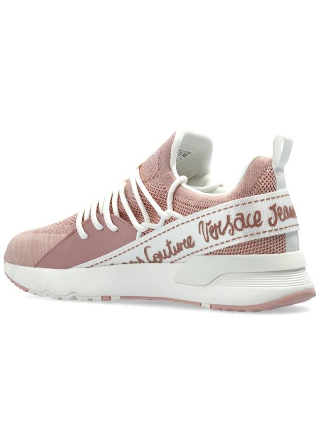 Versace Jeans Couture Sneakers With Logo, Women's, Pink - VERSACE - BALAAN 5