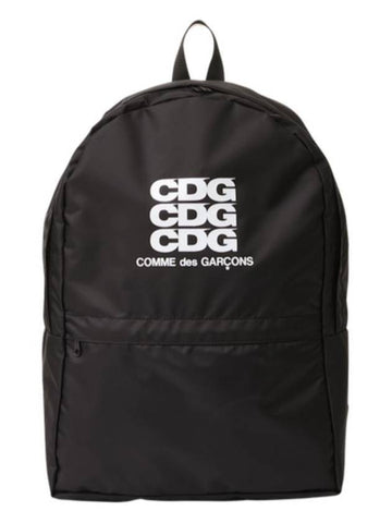 CDG Logo Backpack Black - COMME DES GARCONS - BALAAN 1