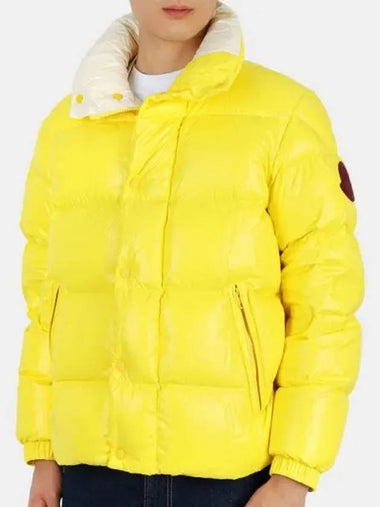 Men s DERVOX Down Padded Jacket Yellow 1A00038 M2019 106 271486 1063644 - MONCLER - BALAAN 1